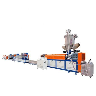 Kualitas  Fully Automatic Single Screw Plastic PP Strap Band Extrusion Line pabrik