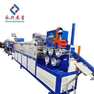 Harga yang bagus 2-Line PP Plastic Strap Belt Extruders Jalur Produksi untuk Membuat Packing Strap Bands Sekrup Diameter 75mm on line