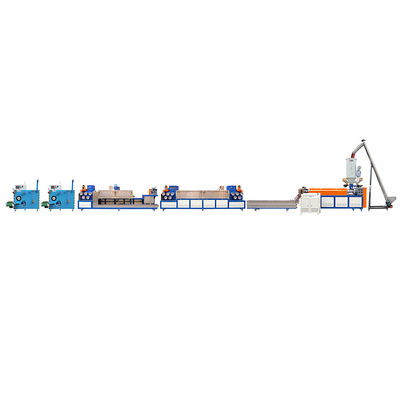 Harga yang bagus Single Screw PP Plastic Strap Making Machine Mesin PP Strap Extrusion on line