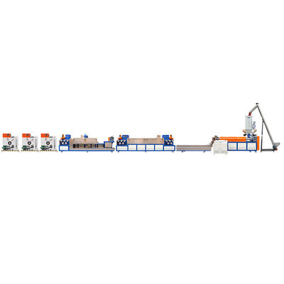 Kualitas  Fully Automatic PP Strap Production Line , 9mm PP Packing Belt Extrusion Machine pabrik