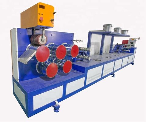 Harga yang bagus 150-200 KG/H Mesin pembuatan pita PET plastik 0,4-1,5mm on line