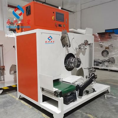 Mesin penggulung PP/PET otomatis penuh kecepatan tinggi Penggulung Bobbin otomatis