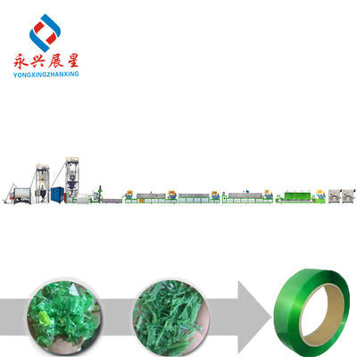 Otomatis Single Screw PET Belt Plastik Strap Membuat Mesin