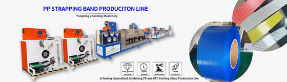 Harga yang bagus Mesin Ekstrusi Plastik PP Penuh Otomatis untuk Roll Strapping PP on line