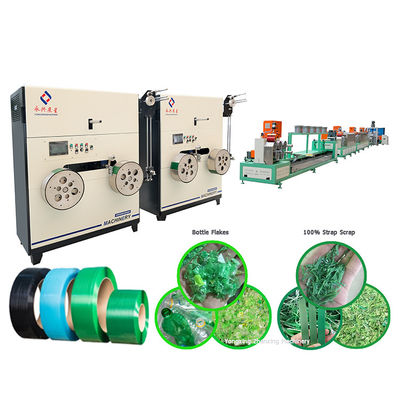 Harga yang bagus Speed Steel Strap Making Machine Yxzxpet100A Kontrol ketegangan otomatis 400-600 Kg Ketegangan tali on line