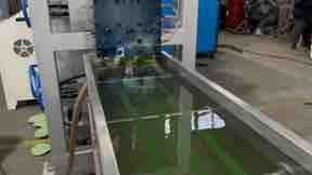 Single Screw 4 Straps 800 KG/H PET Strap Extrusion Line untuk Pabrik Pita Pengemasan Produktifitas Tinggi