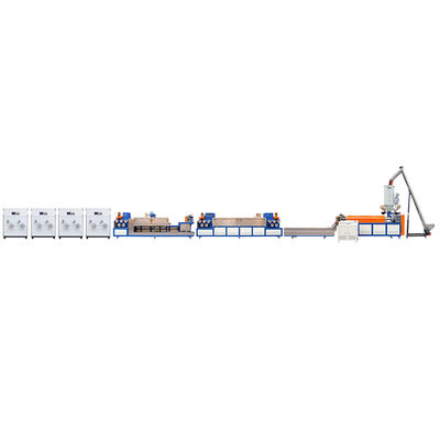 Harga yang bagus Plastik PP Packing Strap Membuat Mesin Penuh Otomatis 90-600 KG/H on line