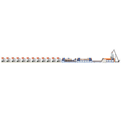 Harga yang bagus Single Screw PP Strap Produksi Line 200-300 KG/H sepenuhnya otomatis on line