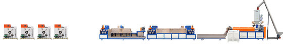4*9mm Full Automatic PP Strap Line Produksi 200~250Kg/jam