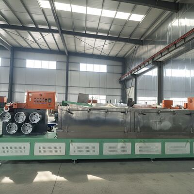 PET Strap Making Machine Featuring Complete Production Line from Pre drying to Winding with Traction Stretching and Embossing Steps