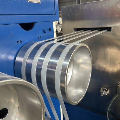 Jalur Produksi Pita PP Satu Sekrup yang sepenuhnya otomatis dengan spesifikasi yang dapat disesuaikan untuk pabrik manufaktur