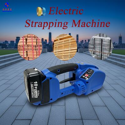Harga yang bagus Alat Strapping Listrik Cerdas, Baterai Polypropylene Alat Strapping Poliester Alat Strapping Baterai Untuk Tugas Berat on line