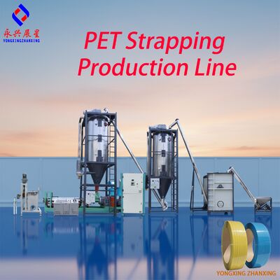 Jalur Produksi Pita PET Sekrup Tunggal Precision Full Automatic untuk Pabrik Pita Pita PET