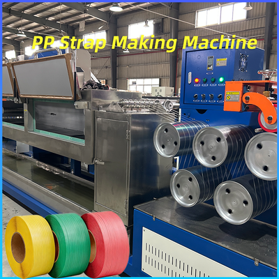 Pet Pp Strap Band Tape Making Machine Packing Tape Band Produksi Line