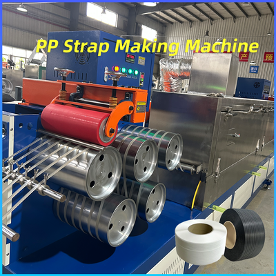Harga yang bagus Ekstruder Plastik Otomatis Mesin Pembuat Sabuk Strapping Band Pp Lini Produksi Tali Pengepakan Kargo Hewan Peliharaan on line