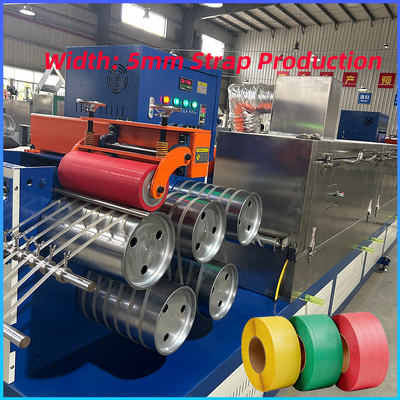 Harga yang bagus pp strapping extruder line Mesin Pembuat Sabuk Pengepakan Tali Ekstrusi Pita on line