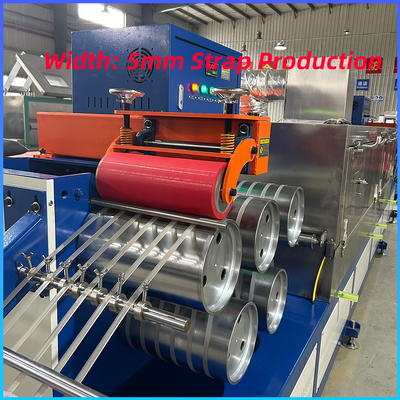 Harga yang bagus 5mm Pp Otomatis Strapping Plastik Membuat Mesin Pet Strap Produksi Line Single Screw 160-300kg/h on line
