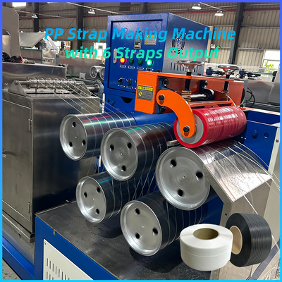 Harga yang bagus pp strapping extruder line Mesin Pembuat Sabuk Pengepakan Tali Ekstrusi Pita on line